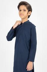 NAVY EMBROIDERED KURTA PAJAMA