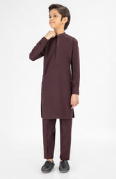 MAROON EMBROIDERED KURTA PAJAMA