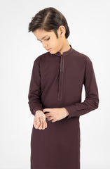 MAROON EMBROIDERED KURTA PAJAMA
