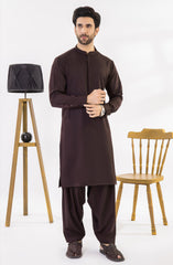 MAROON BLENDED KAMEEZ SHALWAR