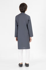 CHARCOAL SEMI FORMAL KURTA