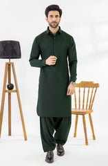 TEAL GREEN BLENDED KAMEEZ SHALWAR