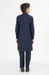 NAVY EMBROIDERED KURTA PAJAMA