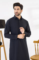 NAVY BLENDED KAMEEZ SHALWAR