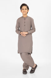 TEA BROWN KAMEEZ SHALWAR