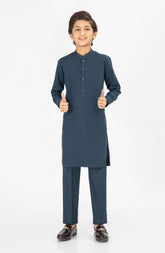TEAL BLUE CASUAL KURTA PAJAMA