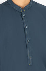 TEAL BLUE CASUAL KURTA PAJAMA