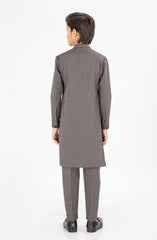 STONE GREY KURTA PAJAMA