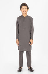 STONE GREY KURTA PAJAMA