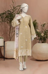 EMBROIDERED 3PCS UNSTITCHED