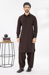 MAROON BLENDED KAMEEZ SHALWAR
