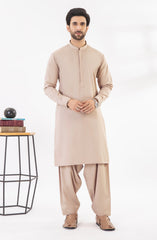 TAN BLENDED KAMEEZ SHALWAR