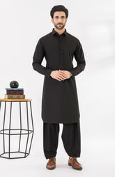 BLACK BLENDED KAMEEZ SHALWAR