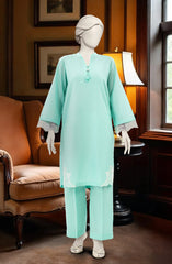 EMBROIDERED JACQUARD STITCHED 2 PIECE