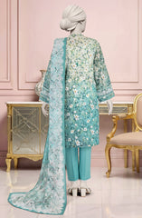 EMBROIDERED PRINTED LAWN 3PCS UNSTITCHED