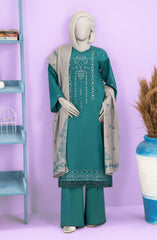 EMBROIDERED ZARI TAAR 3PCS UNSTITCHED