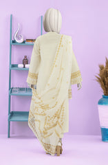 EMBROIDERED ZARI TAAR 3PCS UNSTITCHED