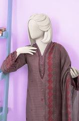 EMBROIDERED ZARI TAAR 3PCS UNSTITCHED