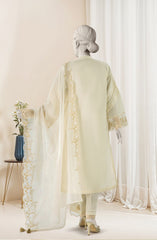 EMBROIDERED CAMBRIC 3PCS UNSTITCHED