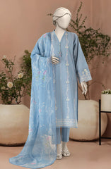 EMBROIDERED 3PCS UNSTITCHED