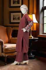 EMBROIDERED JACQUARD STITCHED 2 PIECE