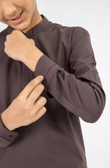 CHOCOLATE BROWN KAMEEZ SHALWAR