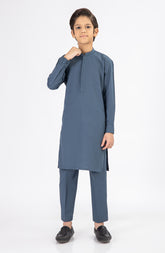 SUMMER'25 BOYS KURTA PAJAMA TEAL BLUE