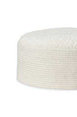 MTJ OFF WHITE MEN CAP WASH N WEAR