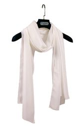BEIGE KOREAN CHIFFON STOLE