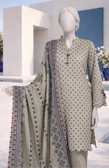 PRINTED TEXTURED LAWN 3PCS UNSTITCHED