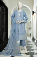 FESTIVE'25 EMBROIDERED CAMBRIC 3PCS STITCHED