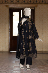 EMBROIDERED CAMBRIC STITCHED 3 PIECE