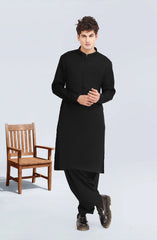 BLACK 100% COTTON KAMEEZ SHALWAR