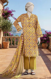 PRINTED LAWN 3PCS UNSTITCHED