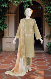 FESTIVE'25 EMBROIDERED CAMBRIC 3PCS STITCHED