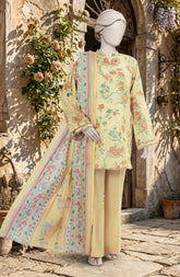 PRINTED TEXTURED LAWN 3PCS UNSTITCHED