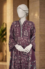 PRINTED LAWN STITCHED 3 PIECE