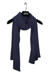 NAVY-BLUE KOREAN CHIFFON STOLE
