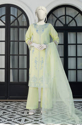FESTIVE'25 EMBROIDERED CAMBRIC 3PCS STITCHED