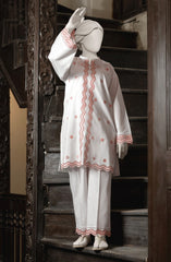 EMBROIDERED CAMBRIC STITCHED 2 PIECE