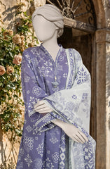 PRINTED TEXTURED LAWN 3PCS UNSTITCHED