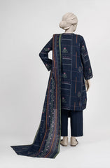 PRINTED TEXTURED LAWN 3PCS UNSTITCHED
