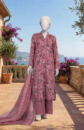 PRINTED LAWN 3PCS UNSTITCHED