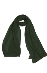 GREEN KOREAN CHIFFON STOLE