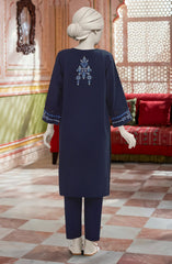 EMBROIDERED KHADDAR STITCHED 2 PIECE