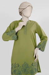 EMBROIDERED CAMBRIC STITCHED 2 PIECE