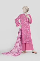 PRINTED LAWN 3PCS UNSTITCHED