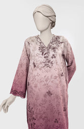 EMBROIDERED CAMBRIC STITCHED 2 PIECE