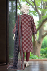 PRINTED LAWN STITCHED 3 PIECE