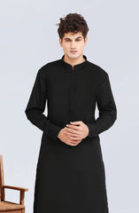 BLACK 100% COTTON KAMEEZ SHALWAR